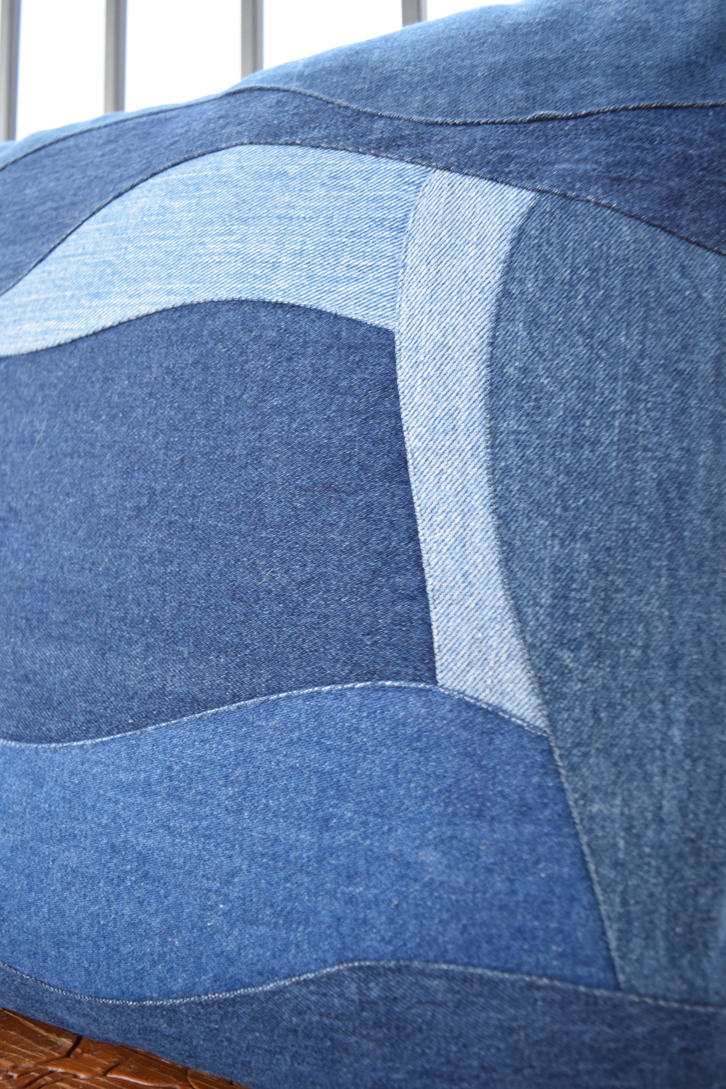 Denim Pillow Cover 20'' x 20''