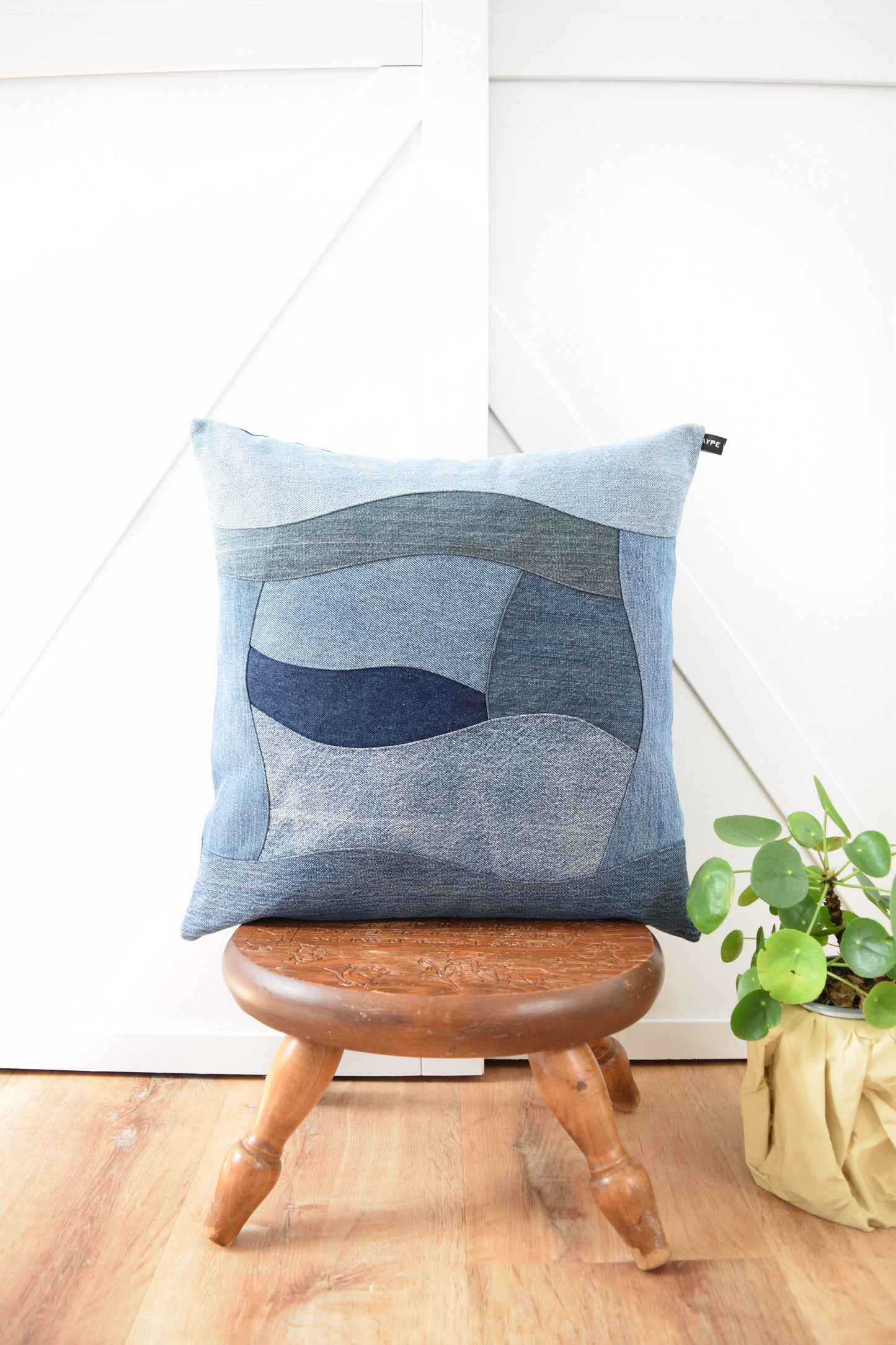 Denim Pillow Cover 18'' x 18''