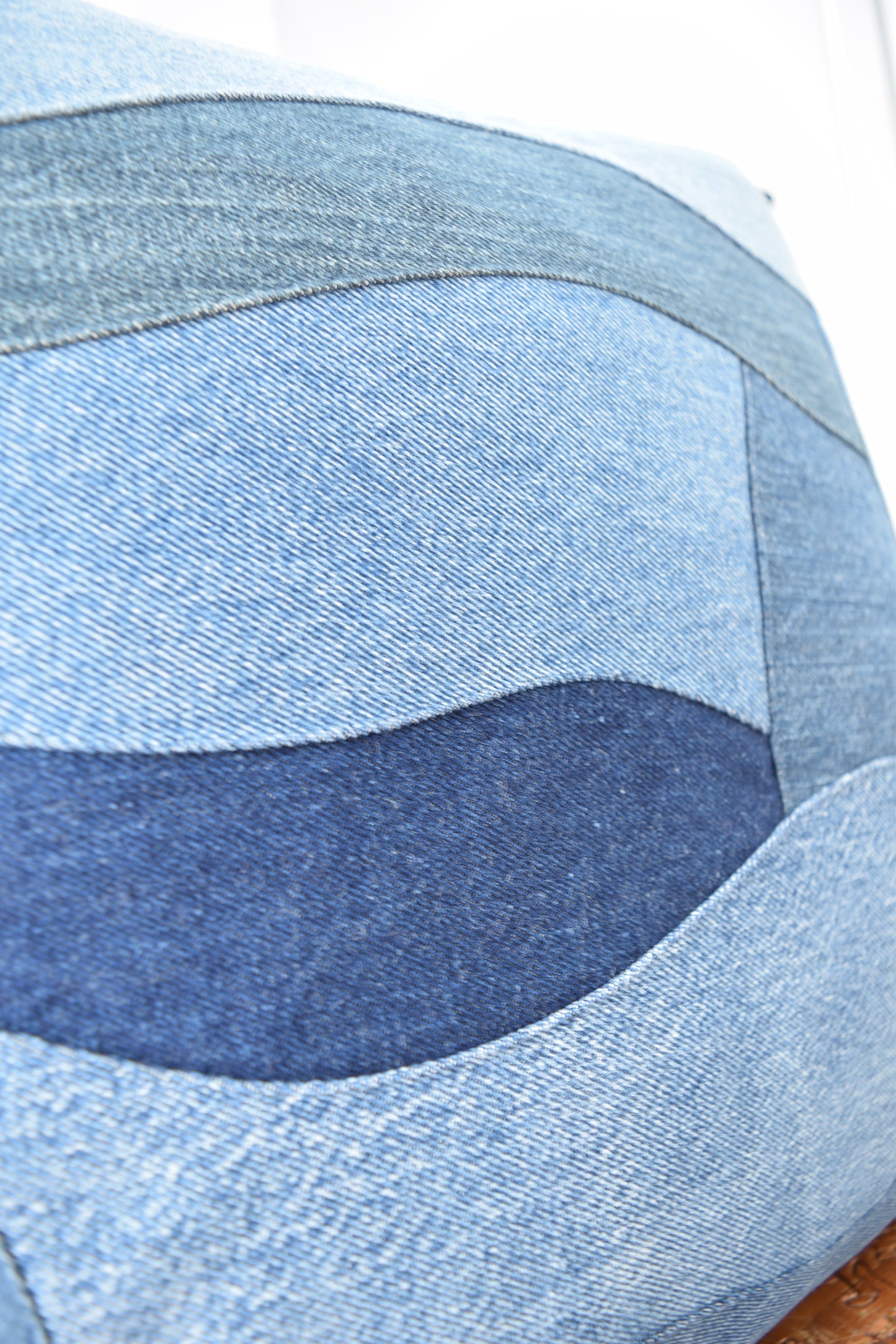 Denim Pillow Cover 18'' x 18''