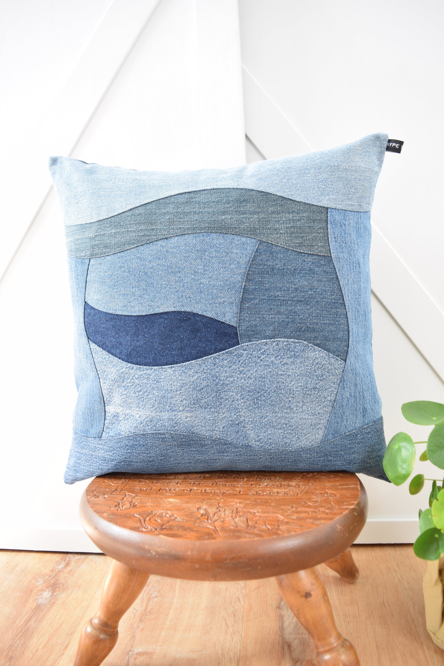 Denim Pillow Cover 18'' x 18''