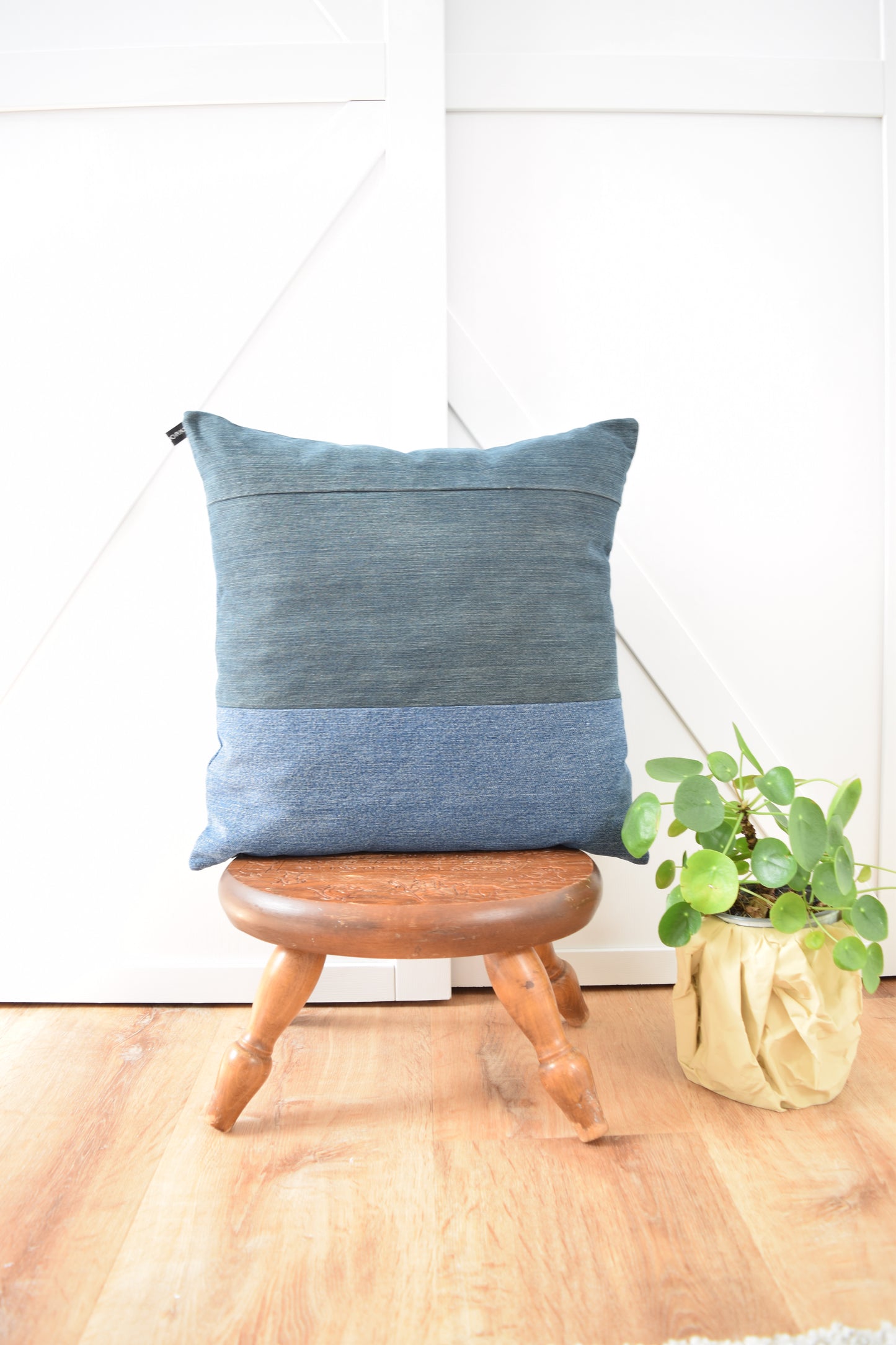 Denim Pillow Cover 18'' x 18''