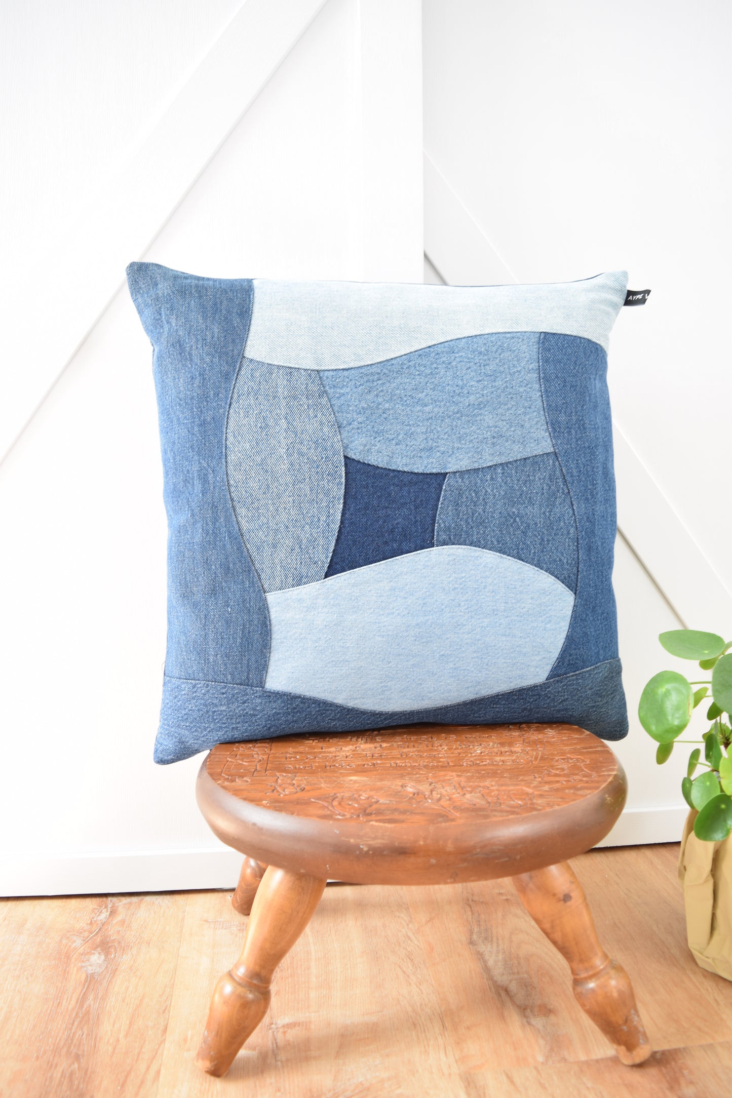 Denim Pillow Cover 18'' x 18''
