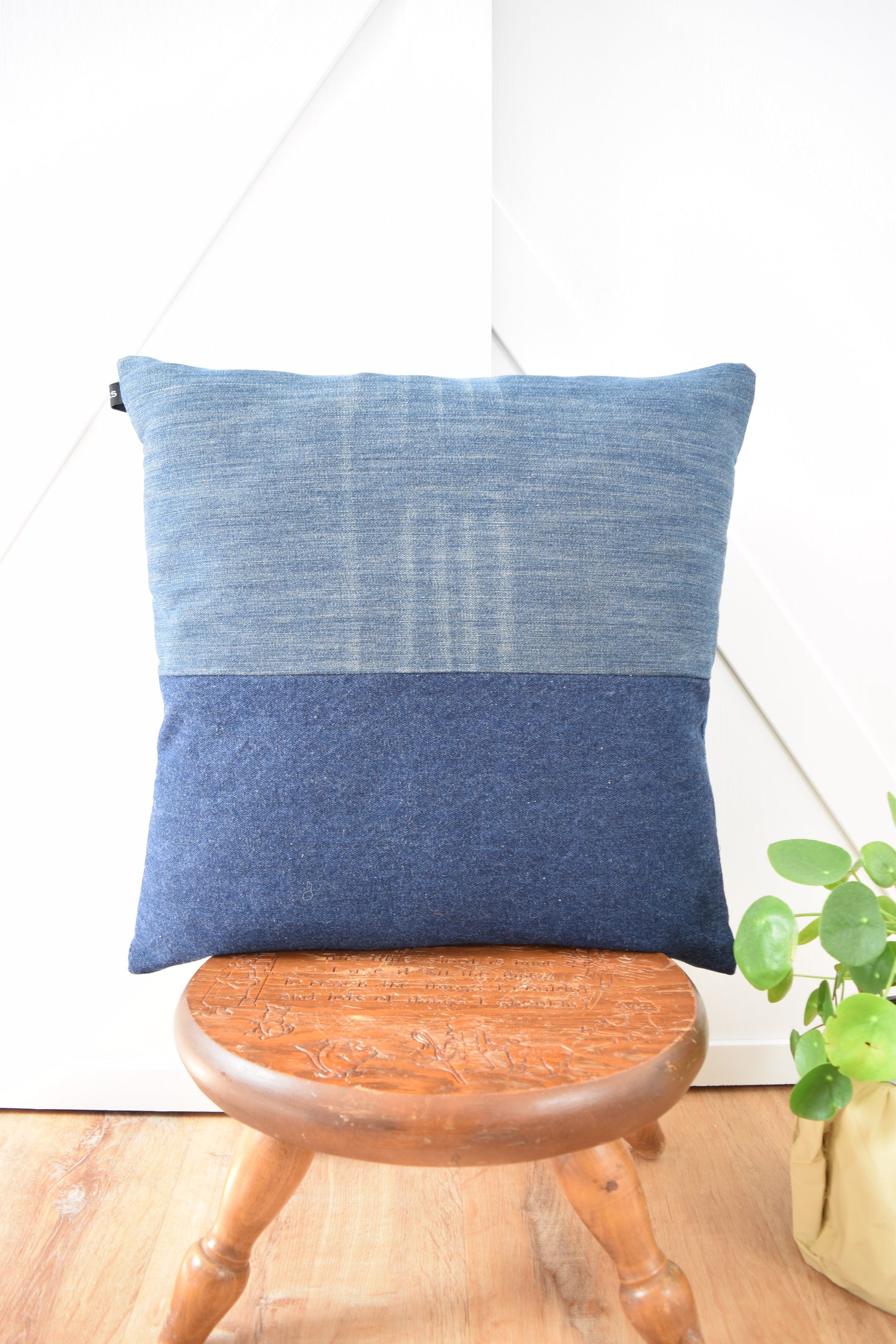Denim Pillow Cover 18'' x 18''