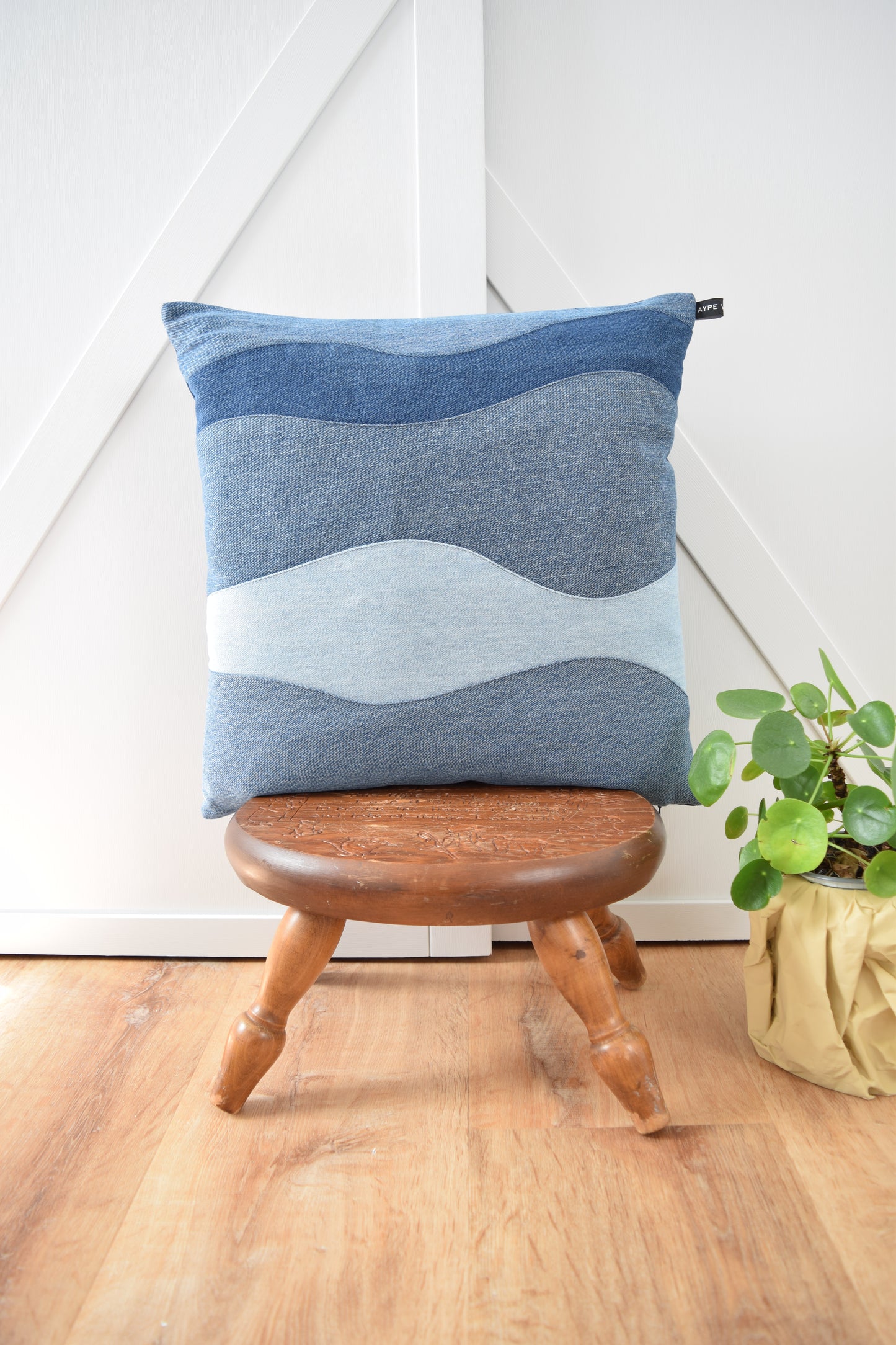 Denim Pillow Cover 18'' x 18''