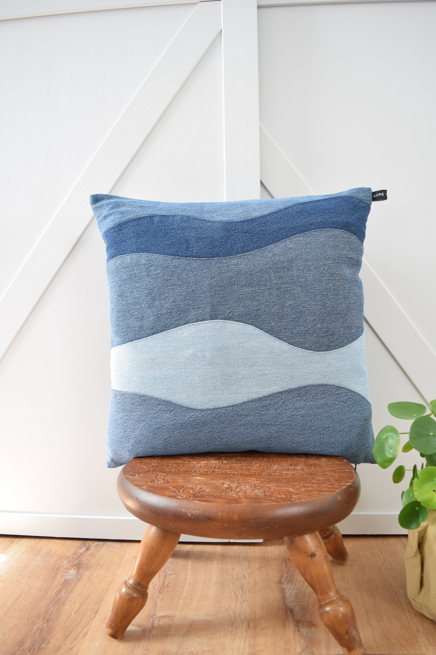 Denim Pillow Cover 18'' x 18''
