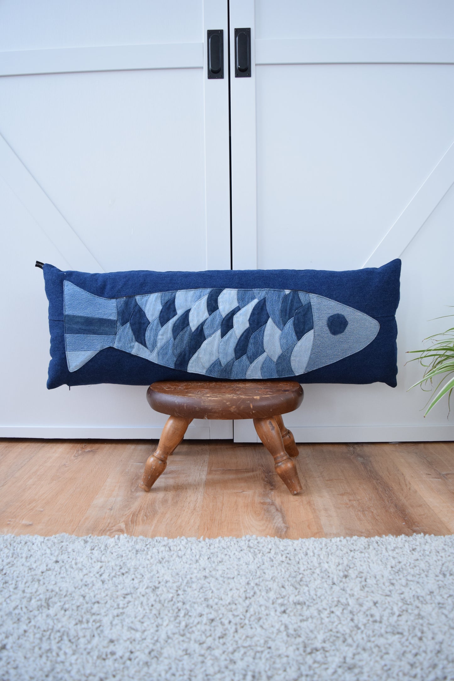 Denim Pillow Cover 14' x 36''