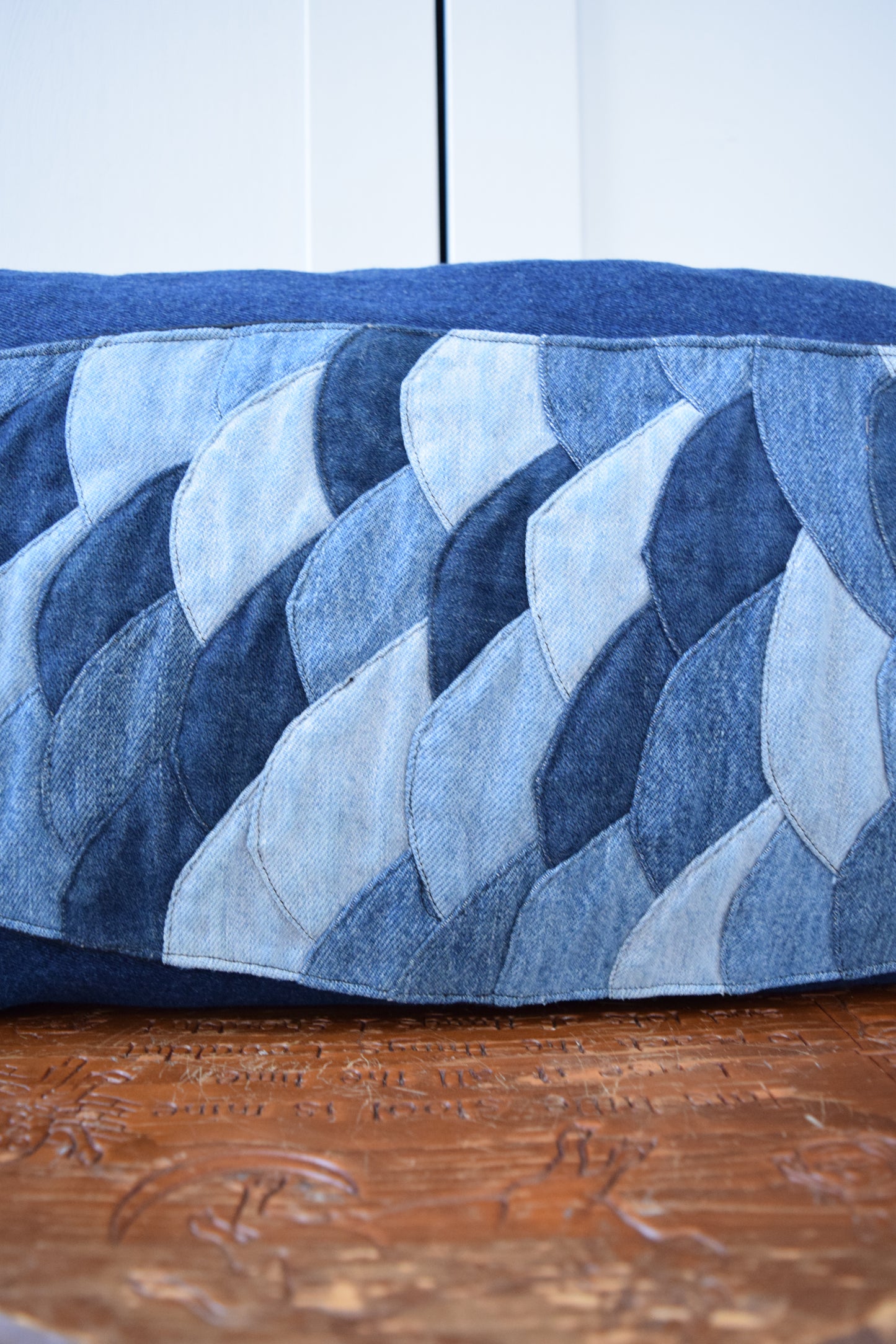 Denim Pillow Cover 14' x 36''