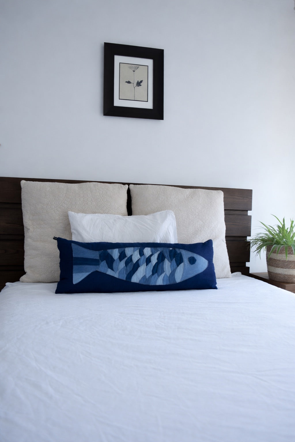 Denim Pillow Cover 14' x 36''