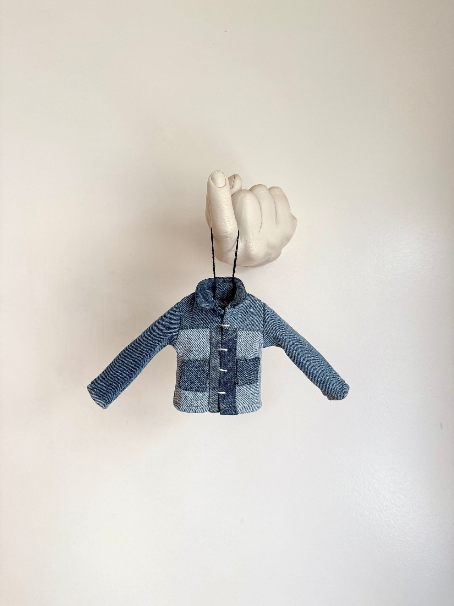 jean jacket / denim jacket Christmas ornament