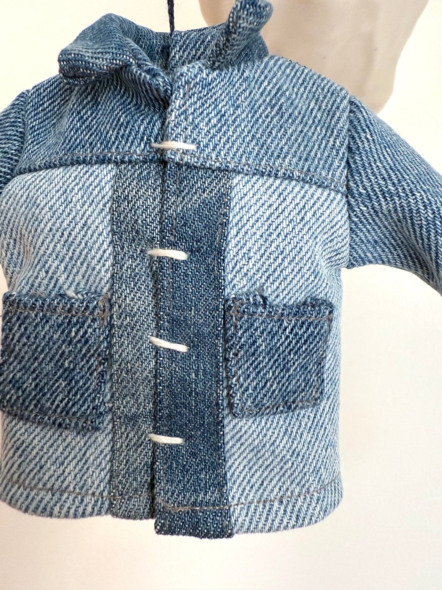 jean jacket / denim jacket Christmas ornament