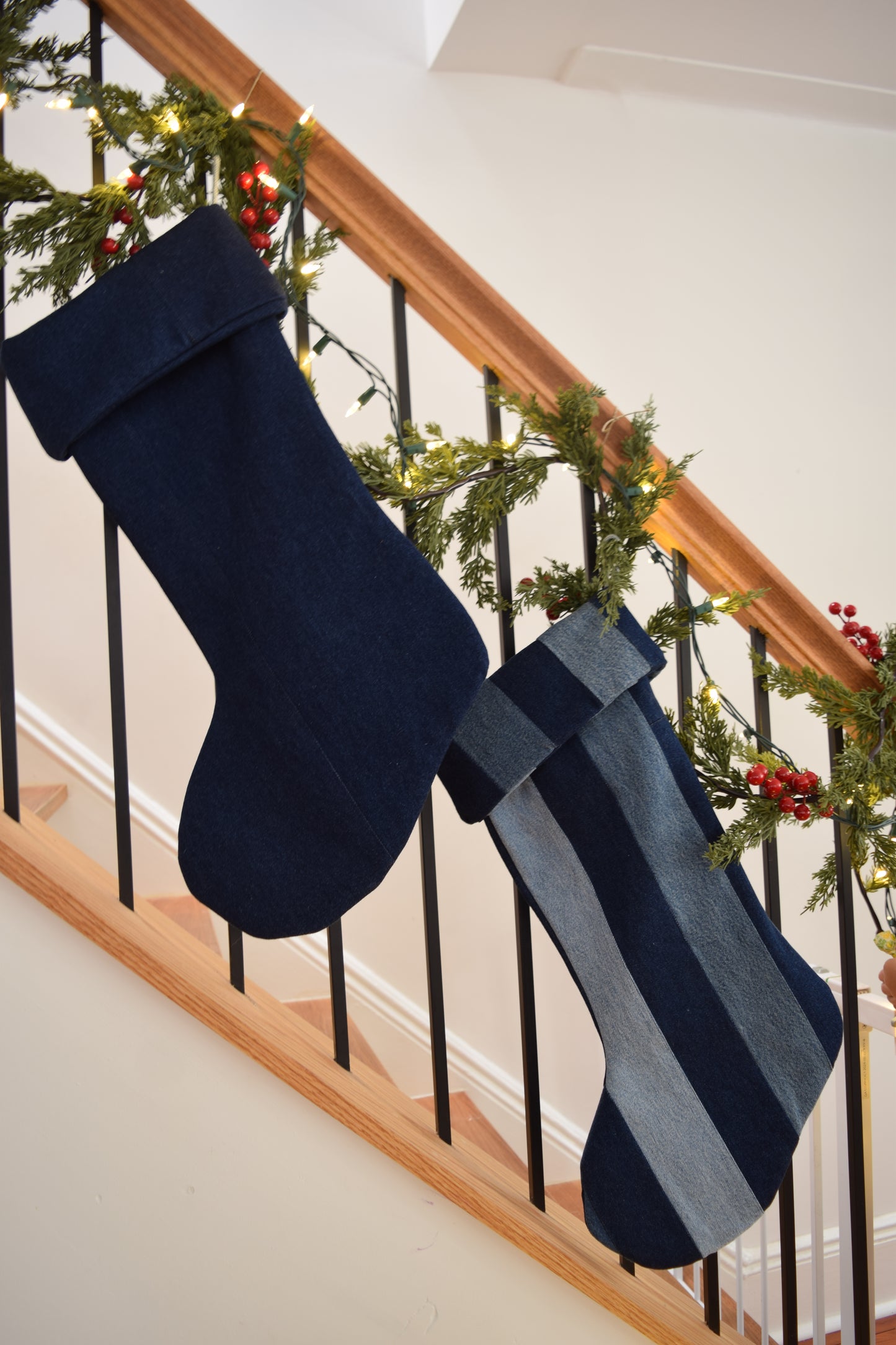 Denim Christmas Stocking
