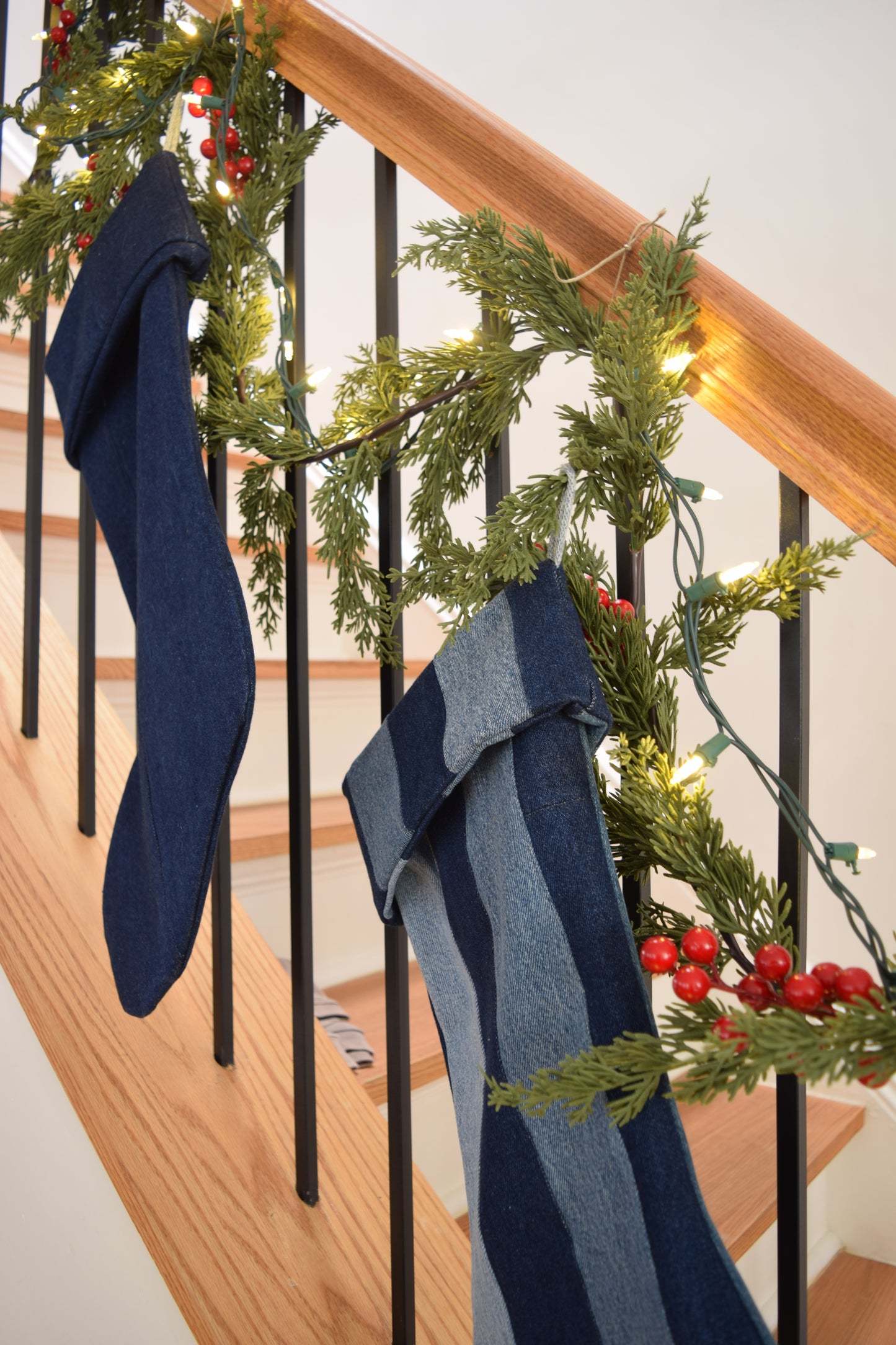 Denim Christmas Stocking