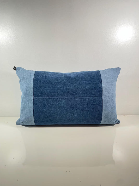 Denim Pillow Cover 14'' x 22''