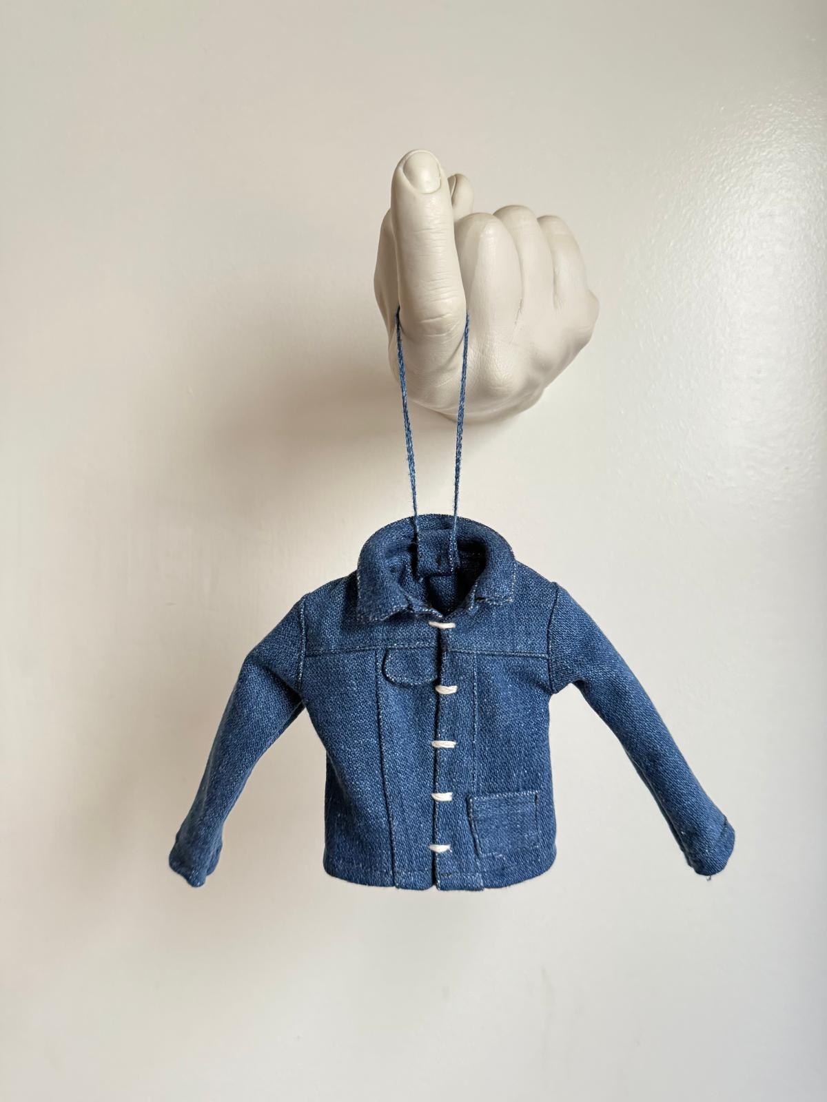 jean jacket / denim jacket Christmas ornament