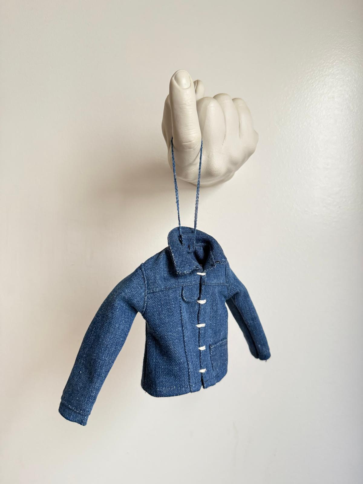 jean jacket / denim jacket Christmas ornament