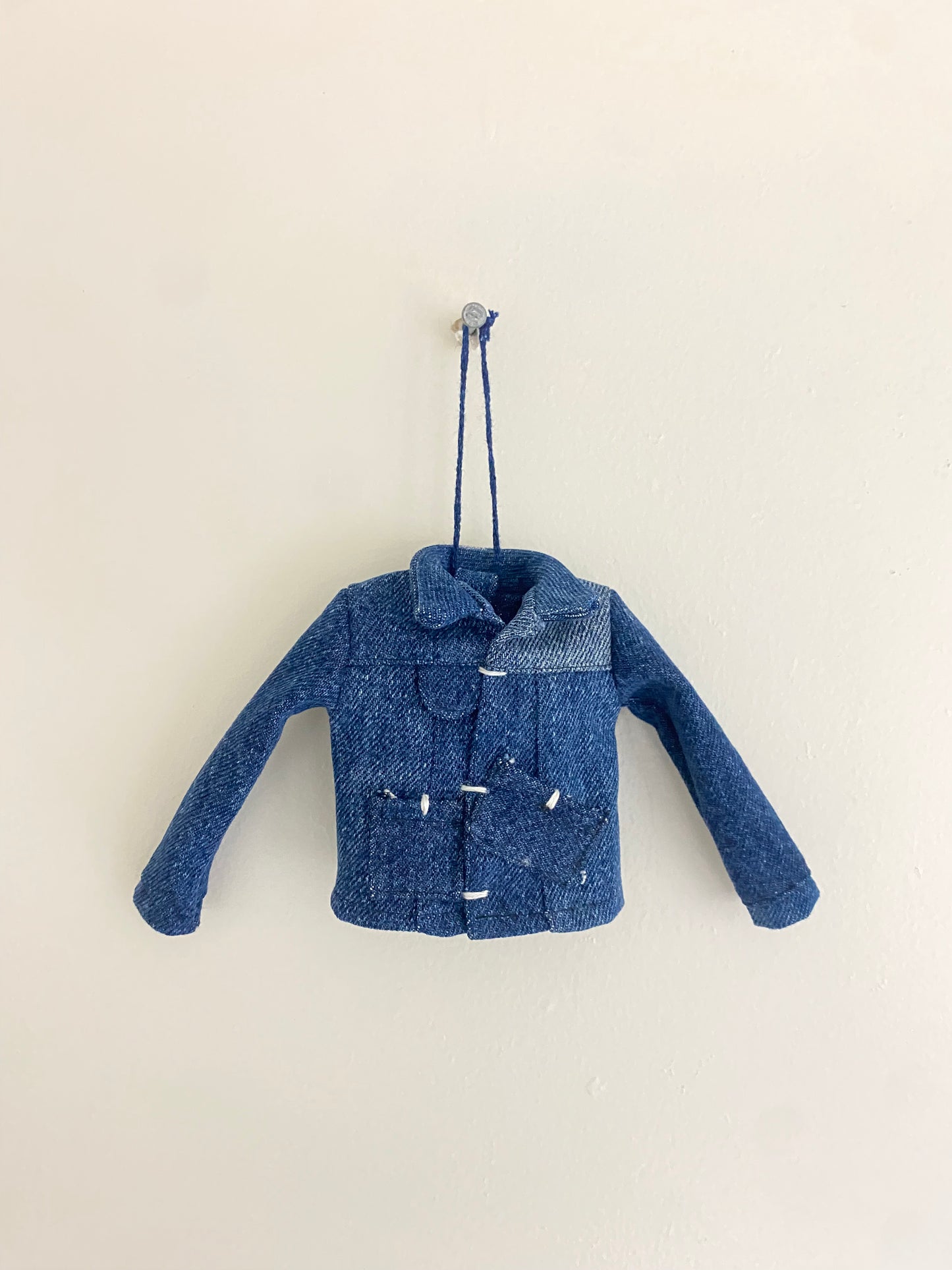 jean jacket / denim jacket Christmas ornament