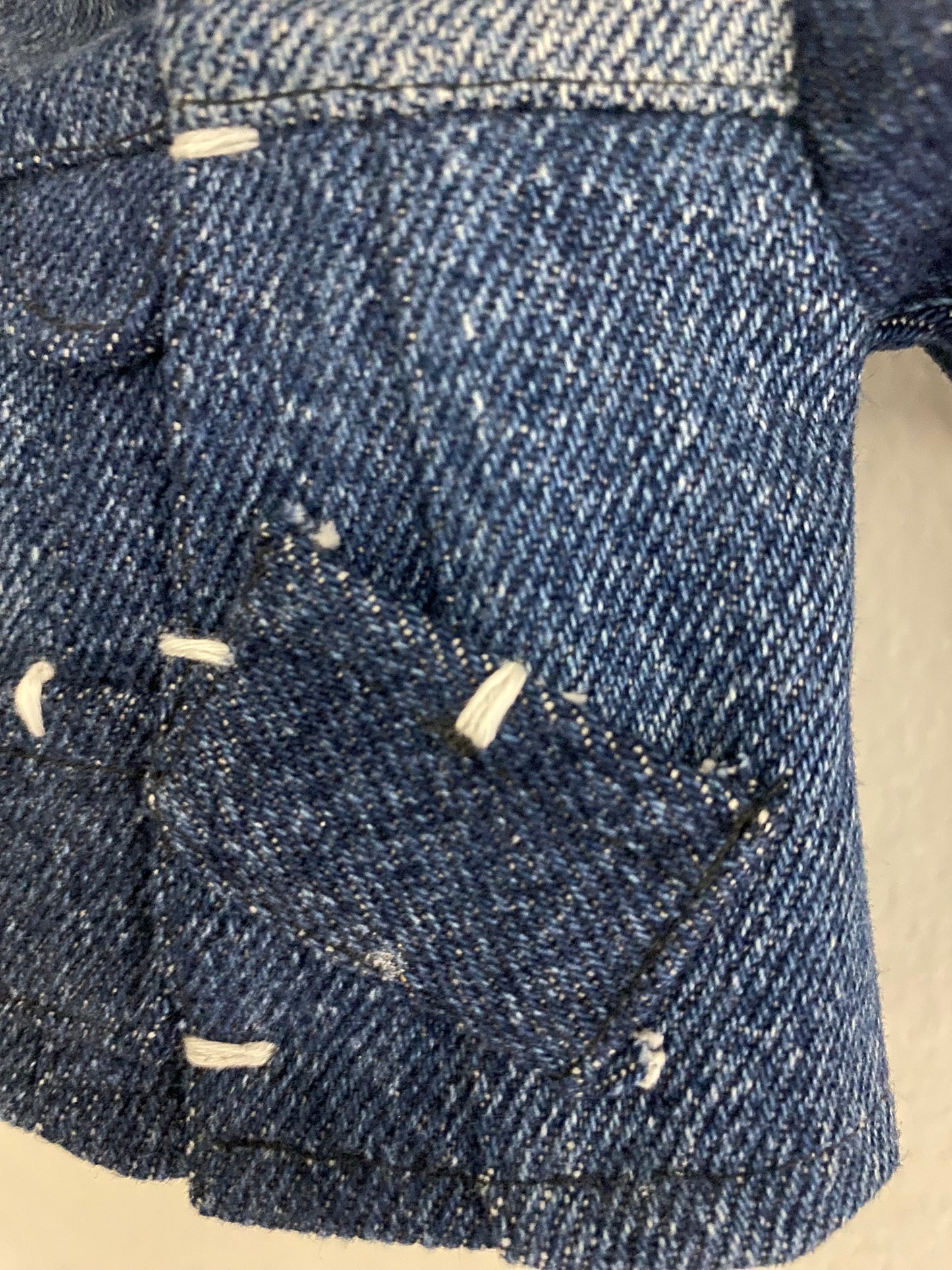 jean jacket / denim jacket Christmas ornament