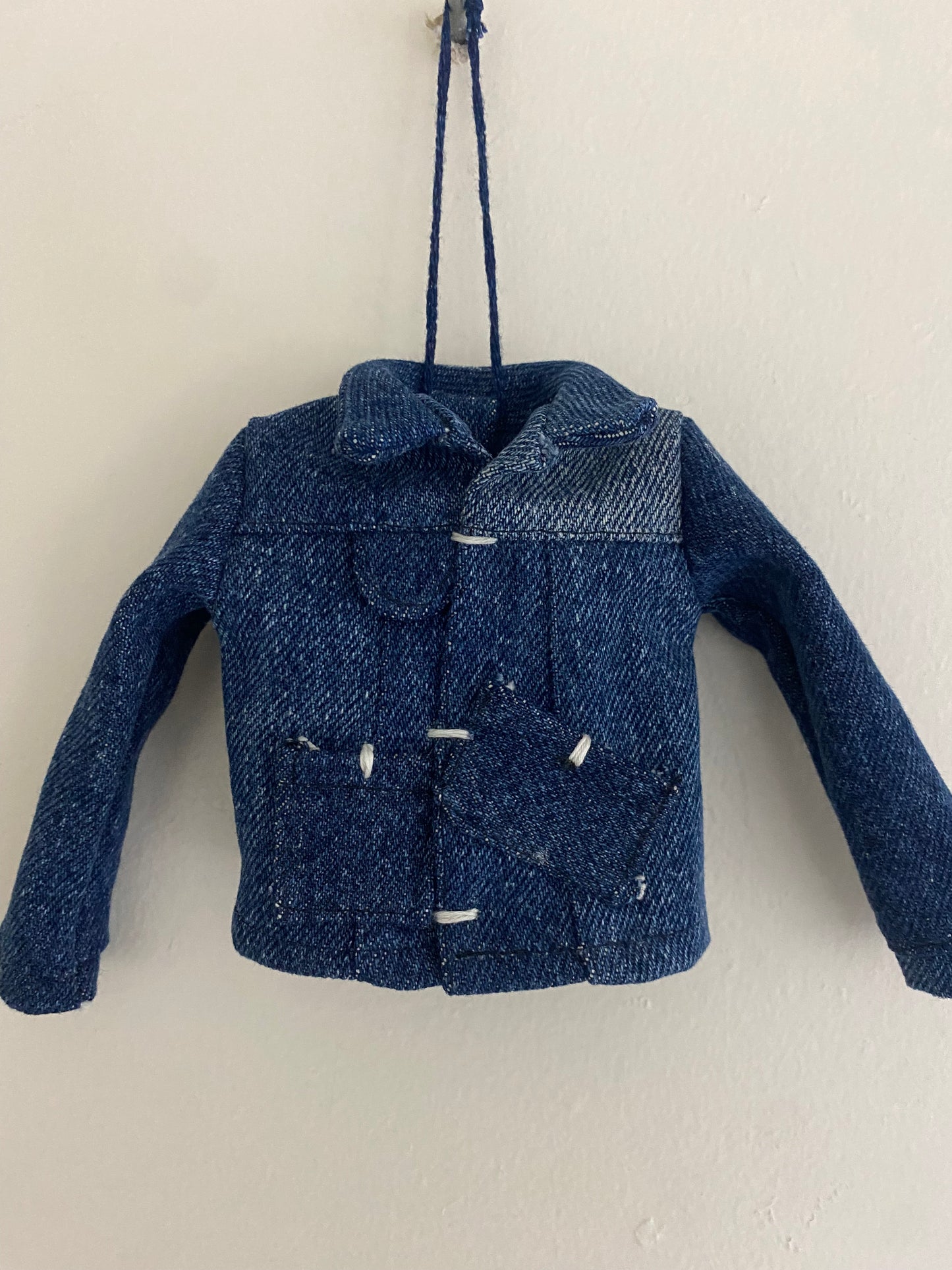 jean jacket / denim jacket Christmas ornament