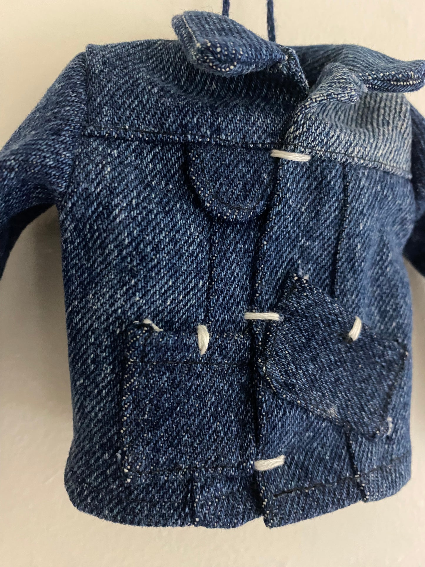 jean jacket / denim jacket Christmas ornament