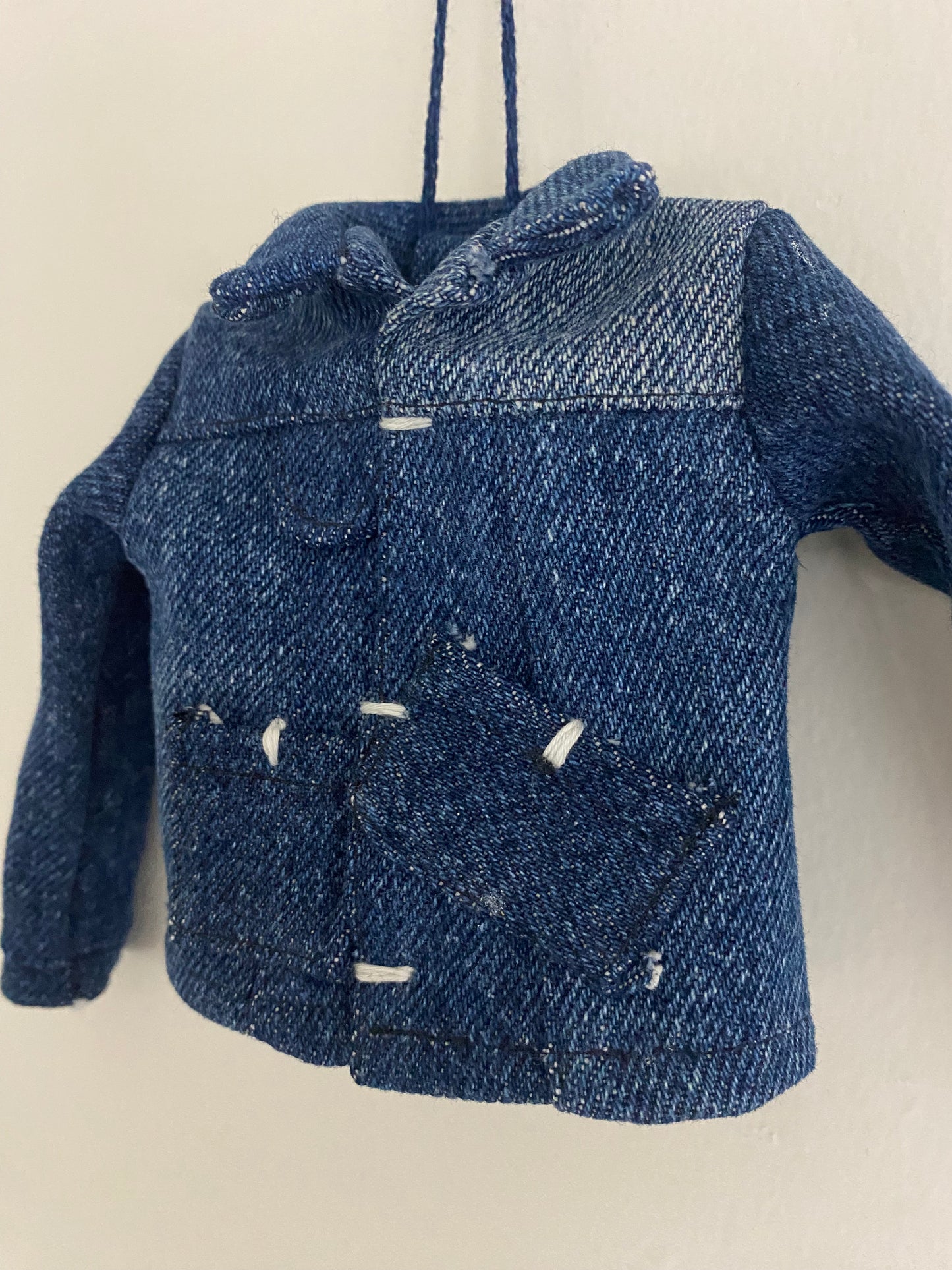 jean jacket / denim jacket Christmas ornament