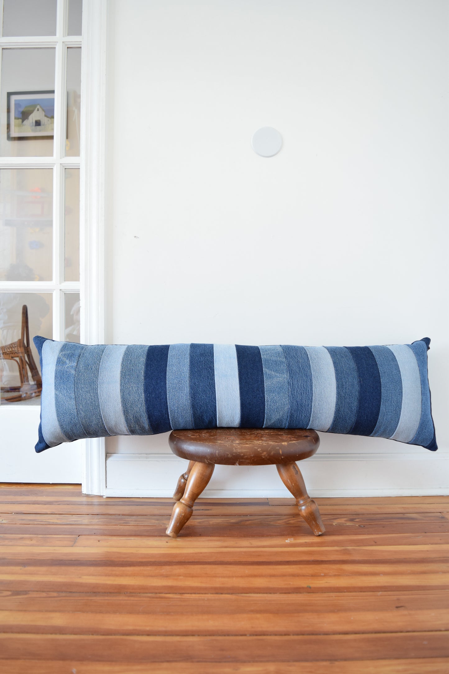 Striped Pillow Cover 12'' x 40''