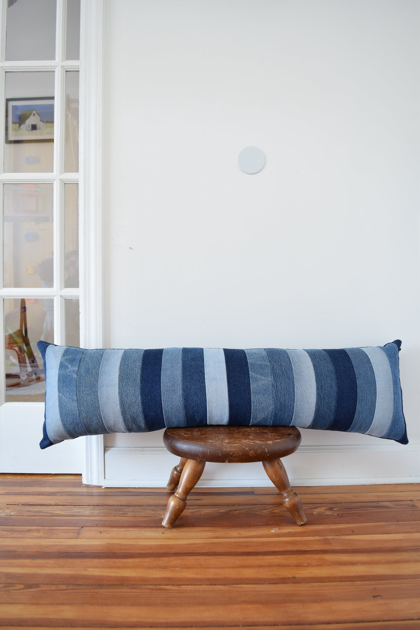 Striped Pillow Cover 12'' x 40''