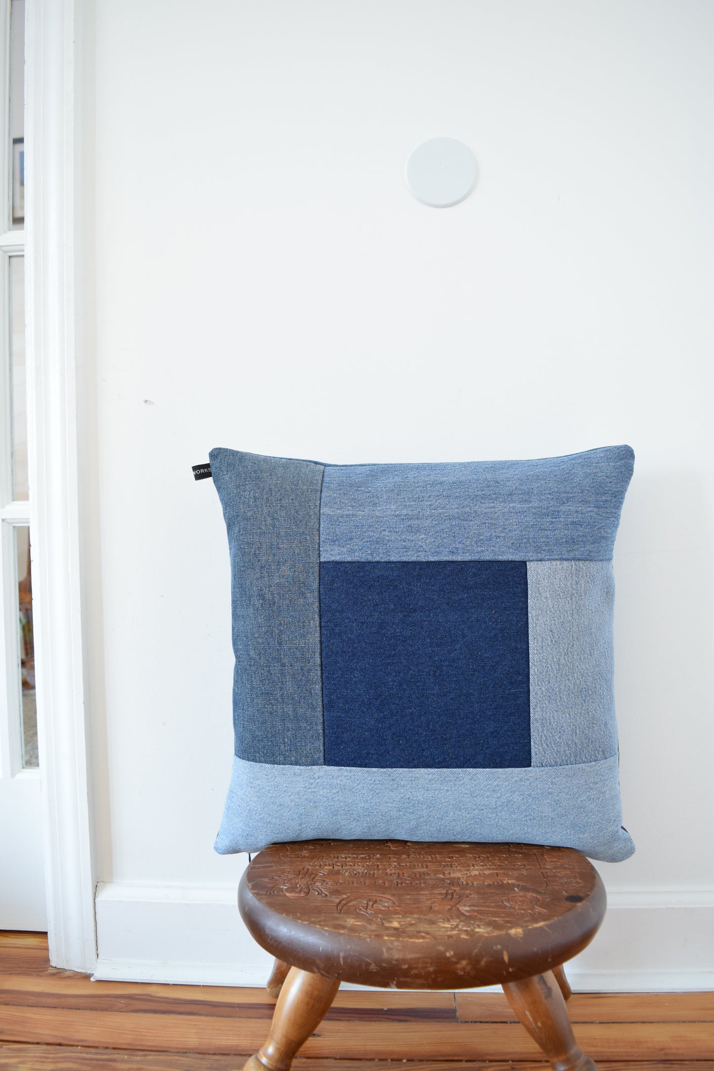 Denim Pillow Cover 18'' x 18''