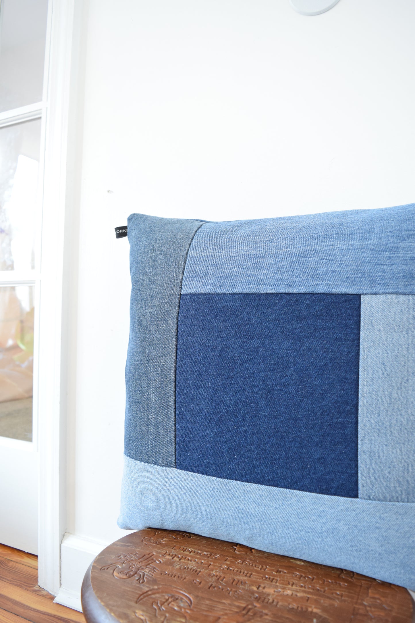 Denim Pillow Cover 18'' x 18''