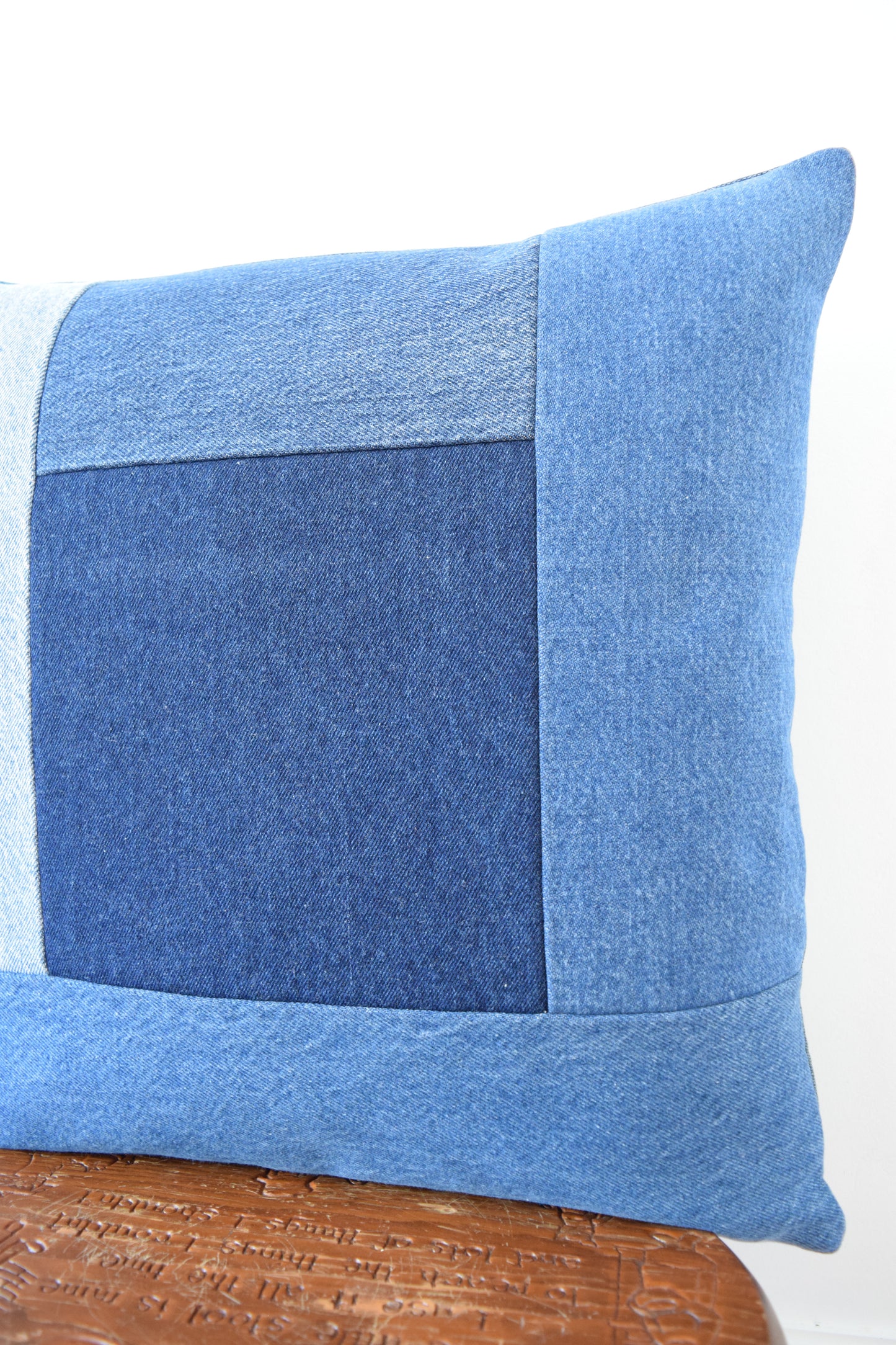 Denim Pillow Cover 18'' x 18''