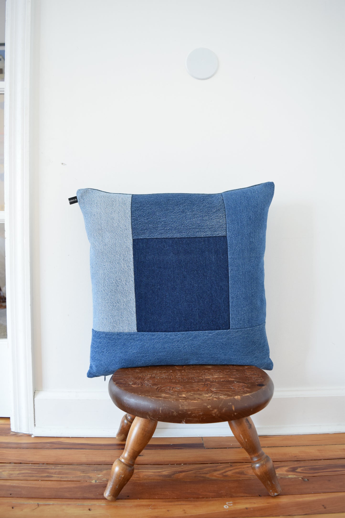 Denim Pillow Cover 18'' x 18''