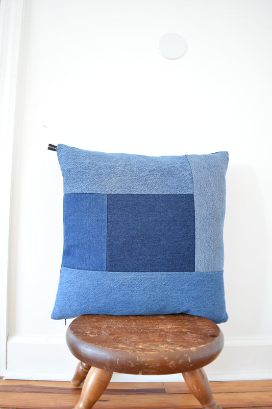 Denim Pillow Cover 18'' x 18''