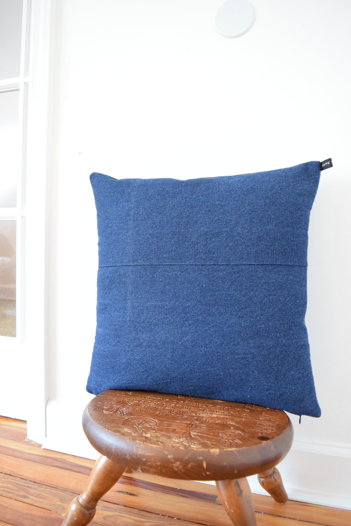 Denim Pillow Cover 18'' x 18''