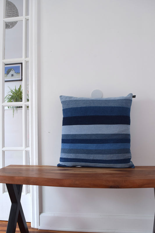 Denim pillow cover 20'' x 20''