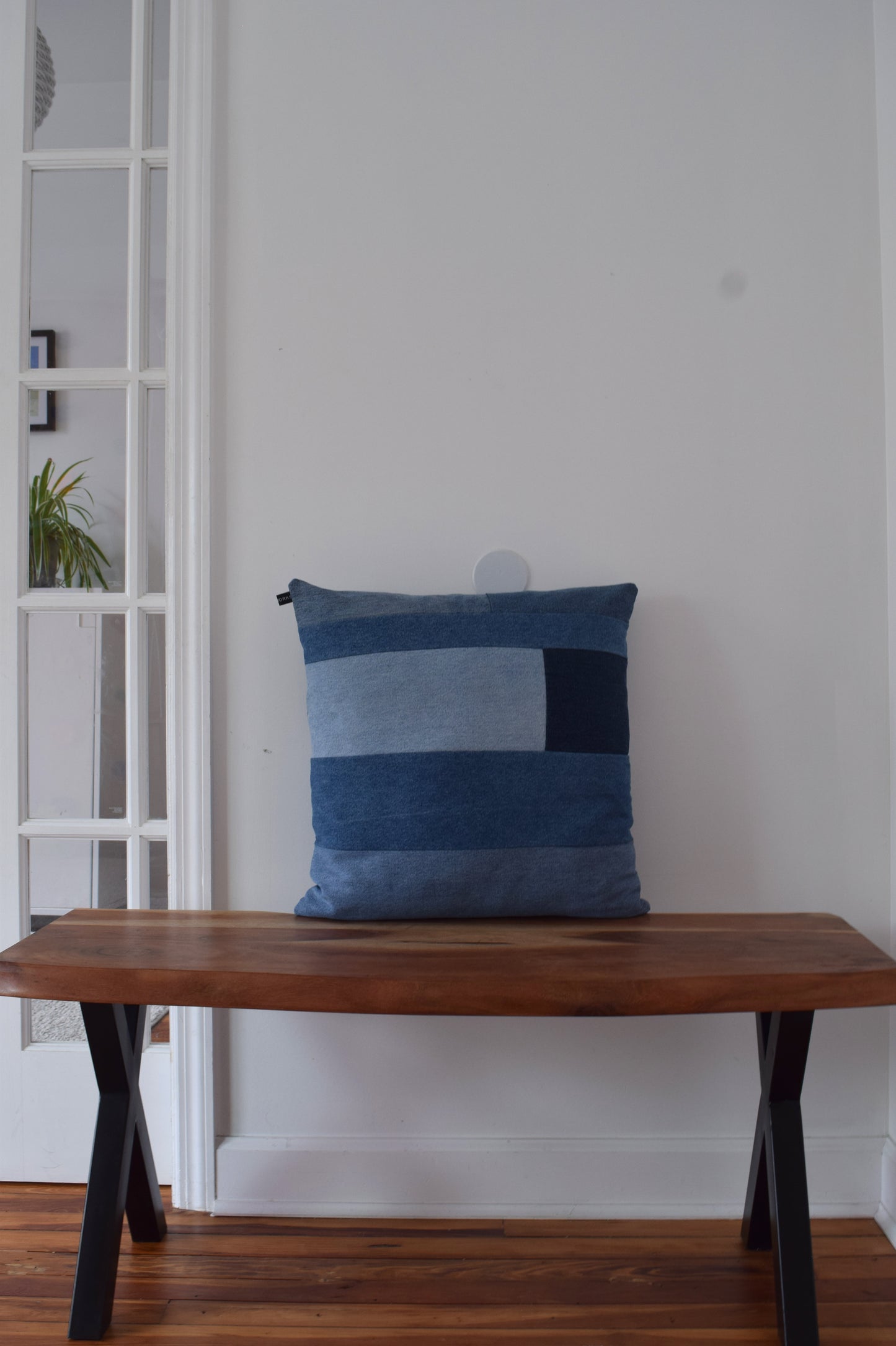 Denim pillow cover 20'' x 20''