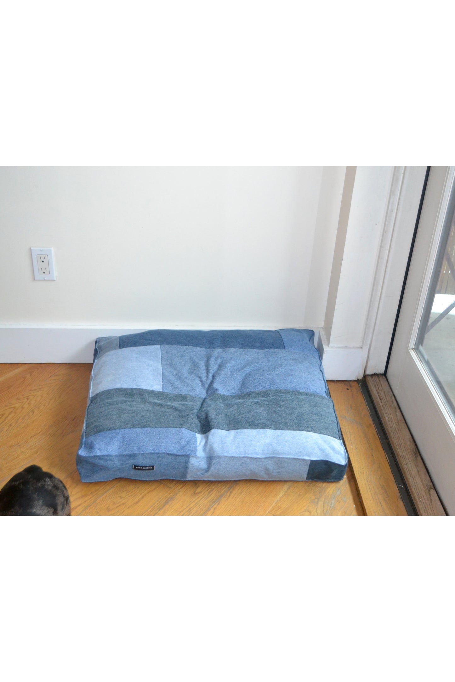 Denim Dog Bed Cover